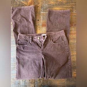 Brown boot cut Cords